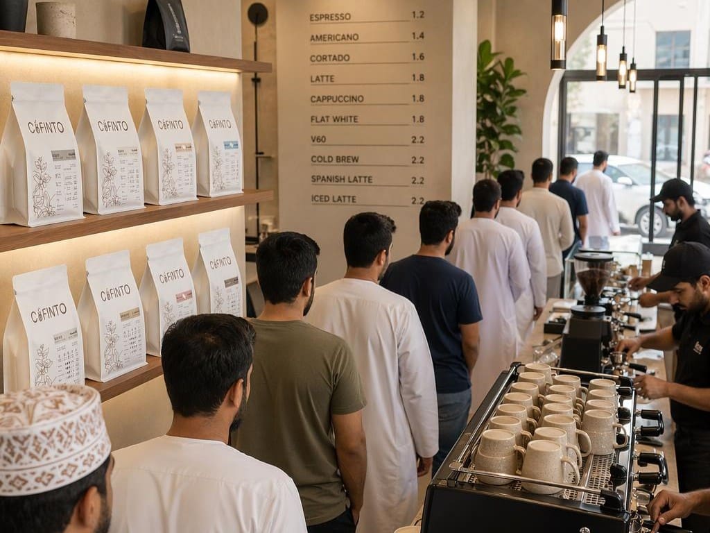 تجهيز مقهى احترافي بمكائن قهوة في عمان